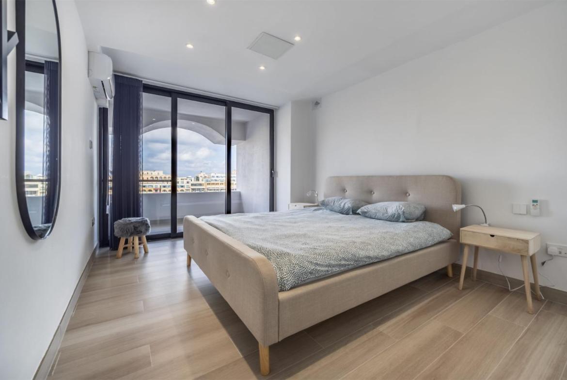 Deluxe Seaview Apartment San Ġiljan Exterior foto